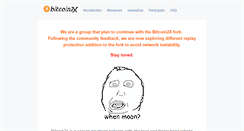Desktop Screenshot of bitcoin2x.org
